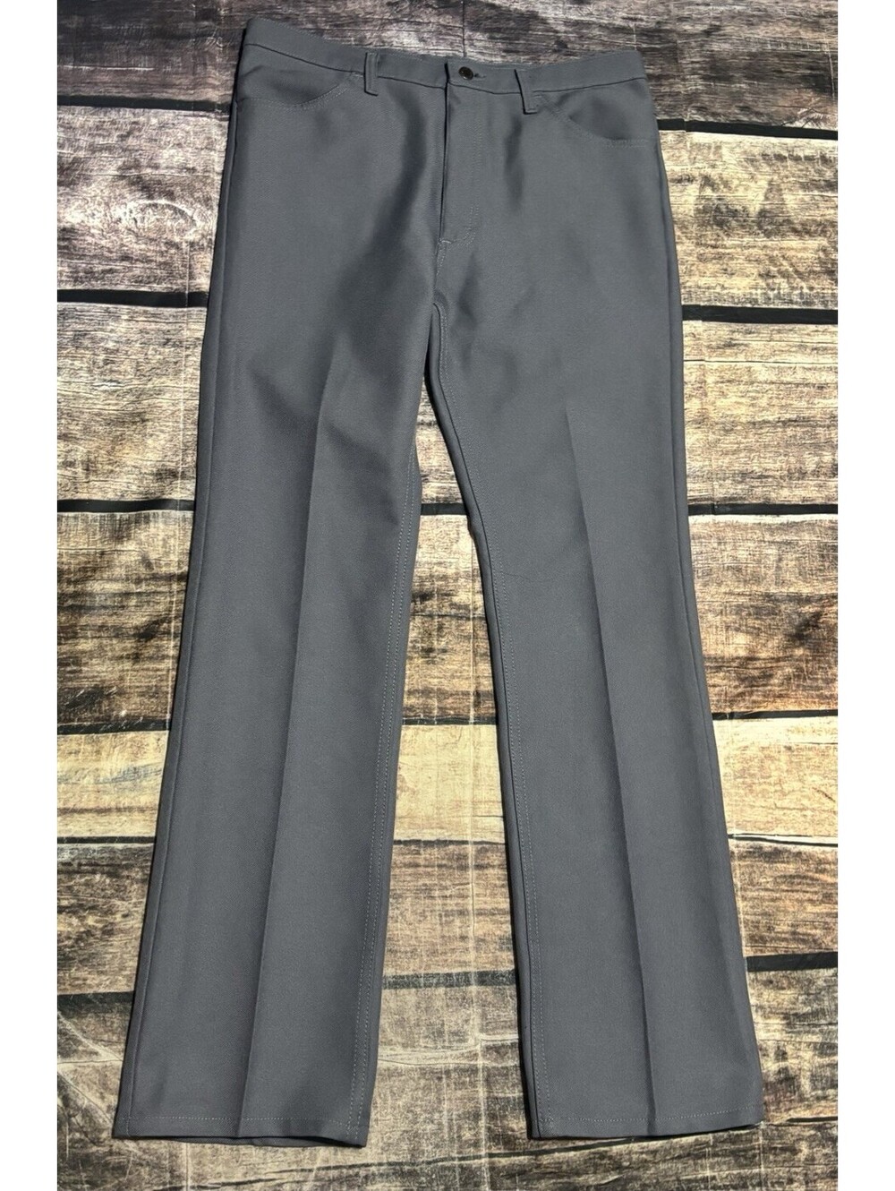 VTG Wrangler Pants Mens 36x34 Pleated Bootcut Dress Flared